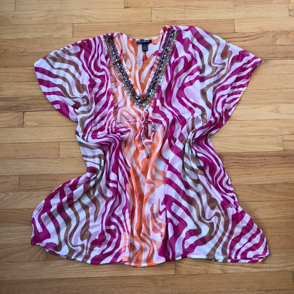Club Z Collection Beach Coverup Size Large